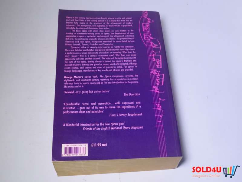 The Companion to Twentieth Century Opera - George Martin