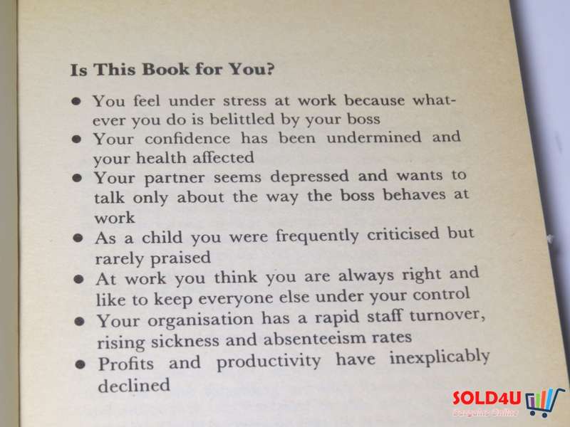 BULLYING AT WORK - Andrea Adams