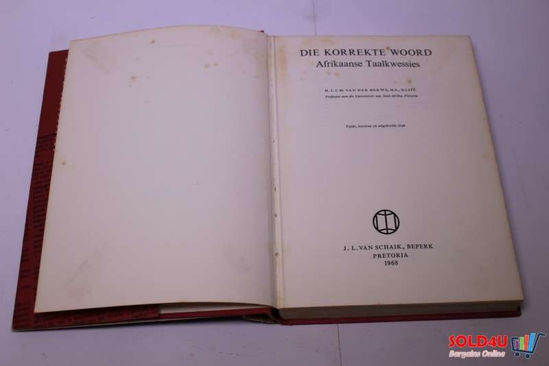 Die Korrekte Woord - Afrikaanse Taalkwessies by H.J.J.M. van der Merwe