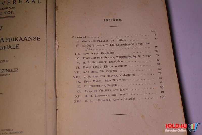 Die Jongste Afrikaanse kortverhale - M.S.B. Kritzinger