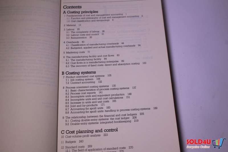 Fundamentals of Cost and Management Accounting - MA Faul, PC Du Plessis & SJ Van Vuuren