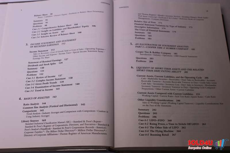 Financial Statement Analysis - Using Financial Accounting Information - Charles H.Gibson