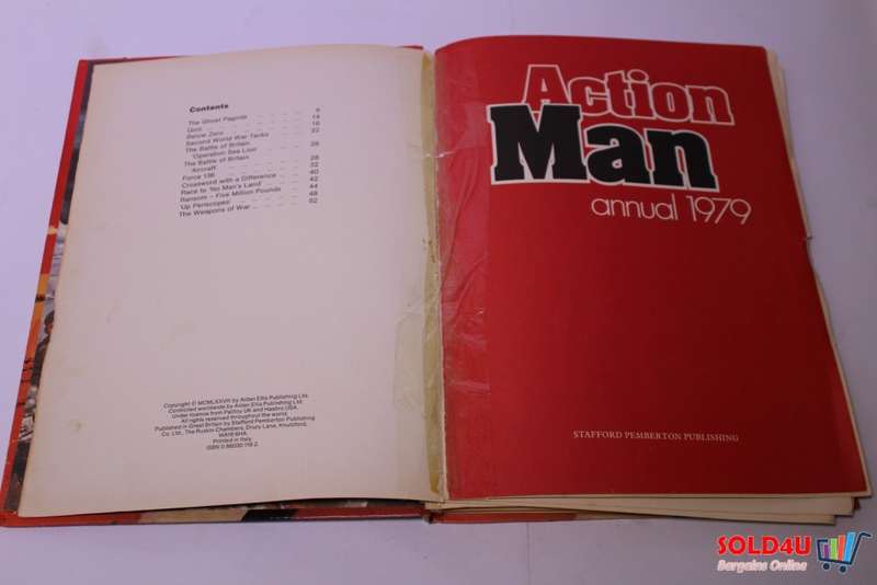 Action Man Annual 1979 (Pages a bit torn and taped)