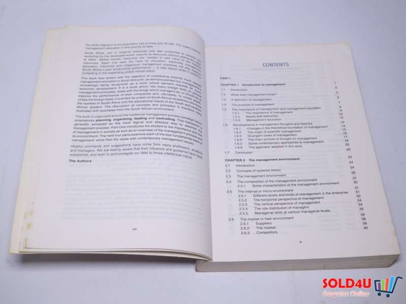 Management Principles - A Contemporary South African Edition - PJ Smit & GJ de J Cronje