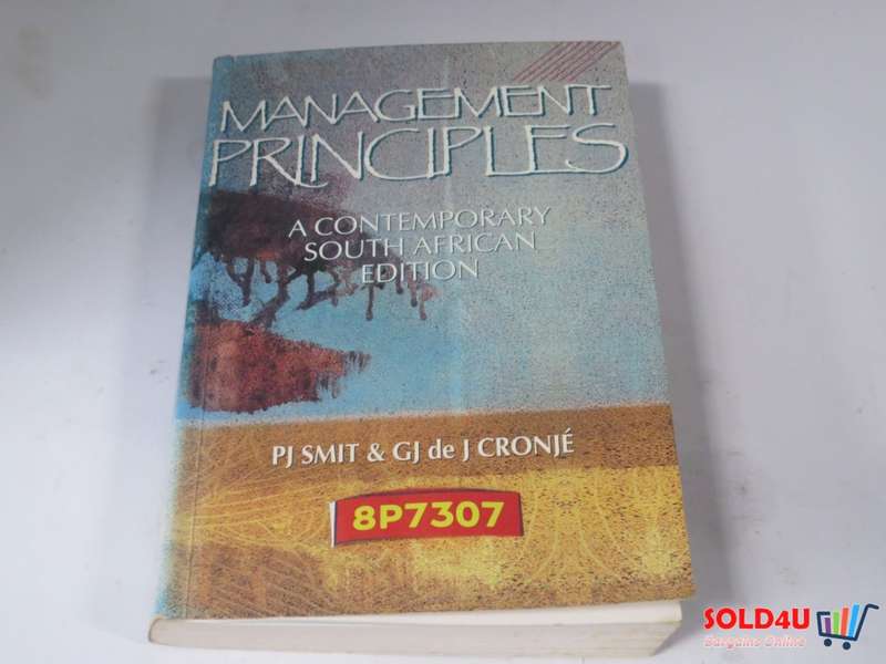Management Principles - A Contemporary South African Edition - PJ Smit & GJ de J Cronje