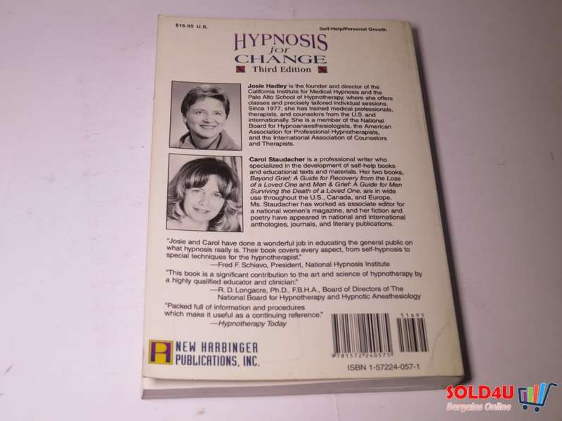 Hypnosis for Change - Josie Hadley & Carol Staudacher