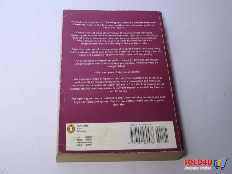 The Penguin Guide to Opera On Compact Disc -  Edward Greenfield , Ivan March & Robert Layton