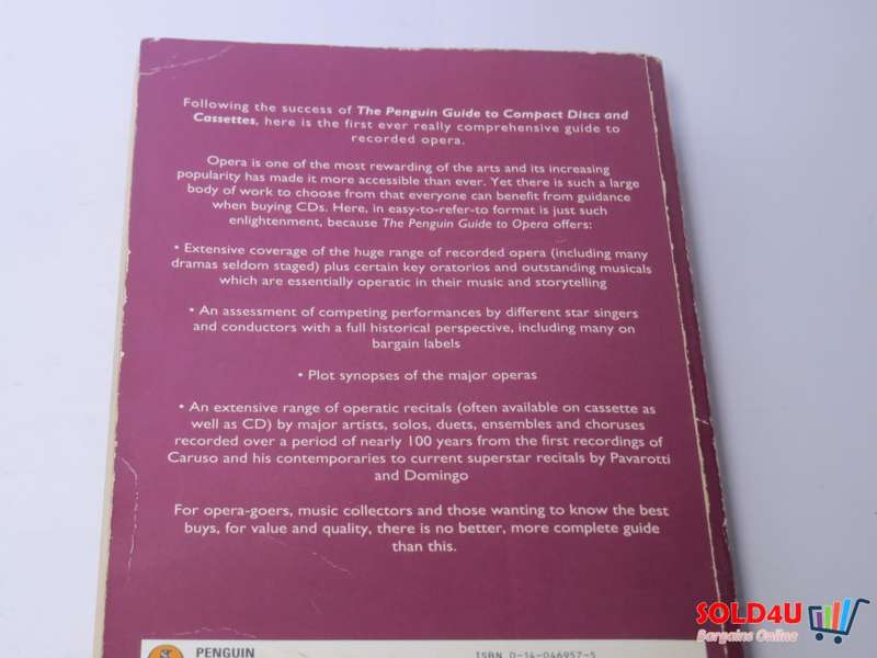 The Penguin Guide to Opera On Compact Disc -  Edward Greenfield , Ivan March & Robert Layton