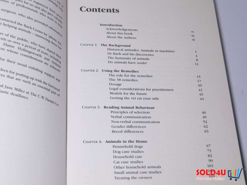 Bach Flower Remedies for Animals - Stefan Ball & Judy Howard