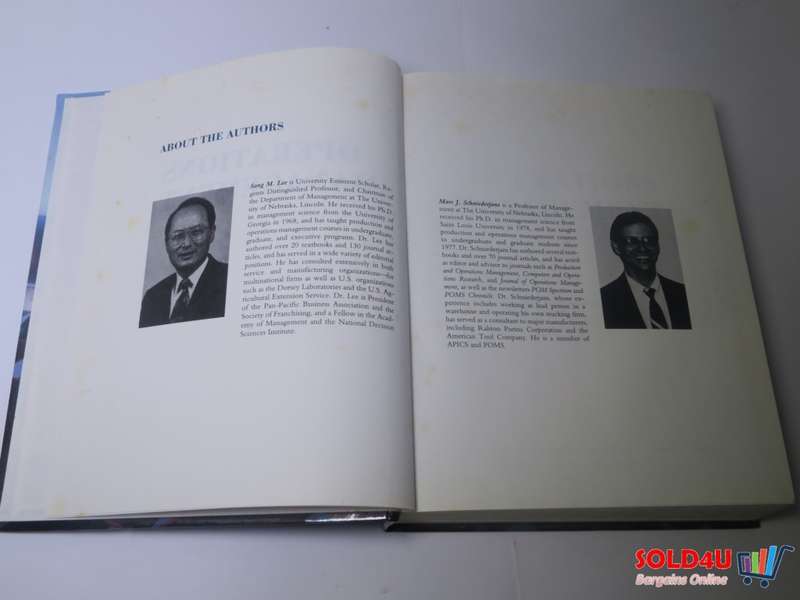 Operations Management - Sang M. Lee & Marc J. Schniederjans