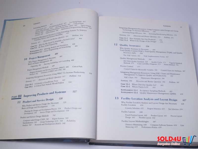 Operations Management - Sang M. Lee & Marc J. Schniederjans