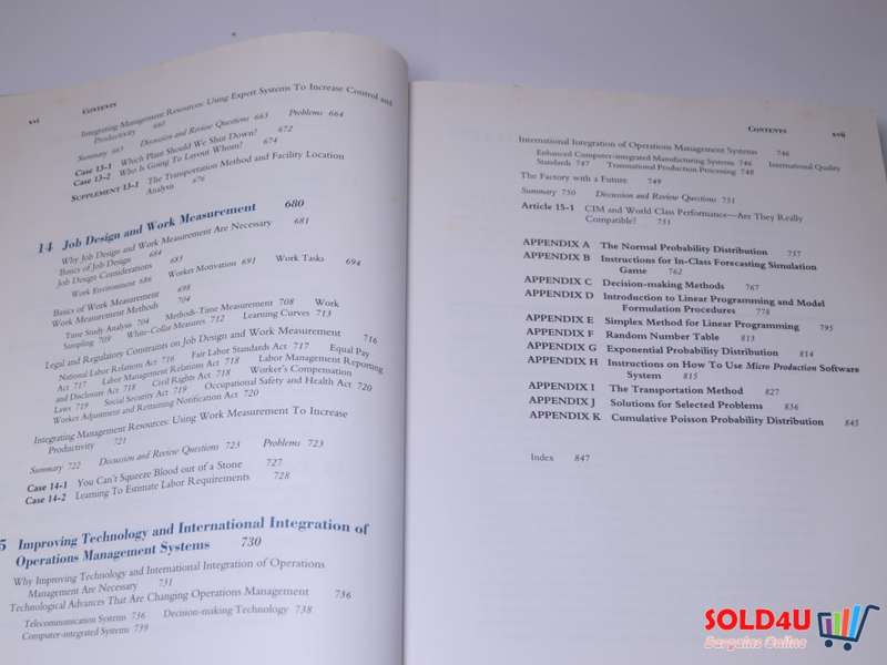 Operations Management - Sang M. Lee & Marc J. Schniederjans