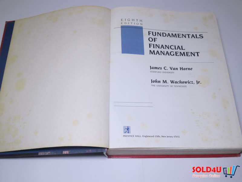 Fundamentals of Financial Management 8th Edition - James Van Horne &  John M. Wachowicz