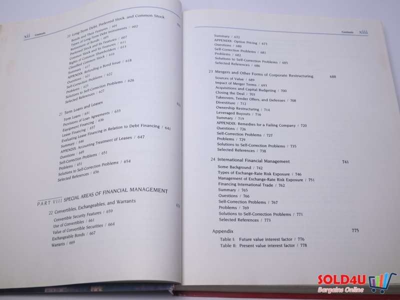 Fundamentals of Financial Management 8th Edition - James Van Horne &  John M. Wachowicz
