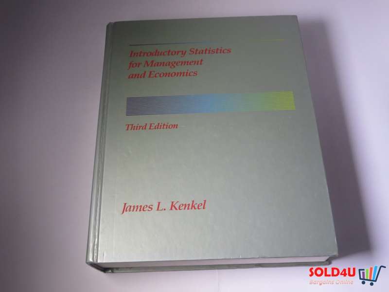 Introductory Statistics for Management and Economics 3rd Edition - James L.Kenkel