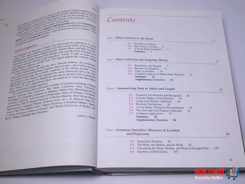 Introductory Statistics for Management and Economics 3rd Edition - James L.Kenkel