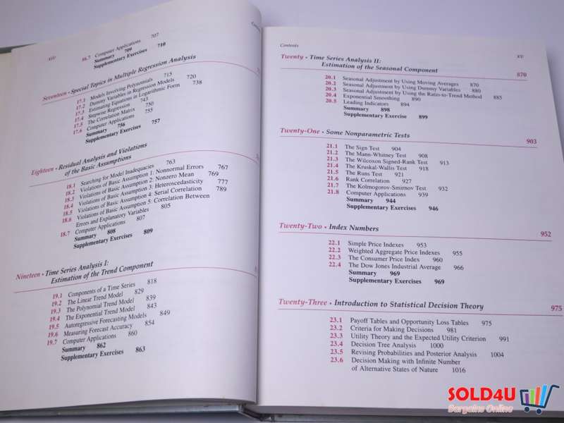 Introductory Statistics for Management and Economics 3rd Edition - James L.Kenkel