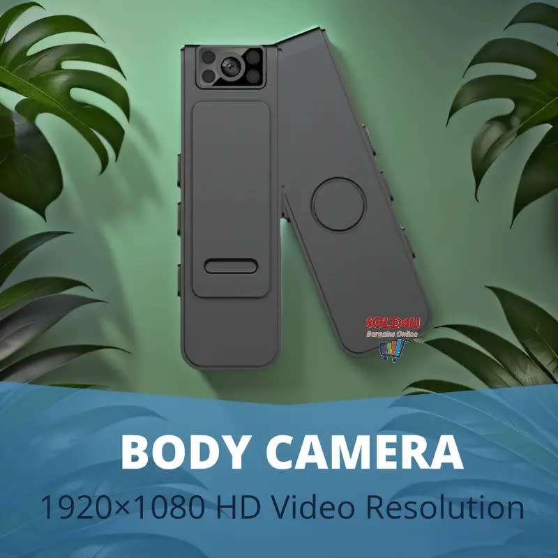 Body Camera with 1080P HD Recording Night Vision Function, Wearable Camera, body-worn camera
