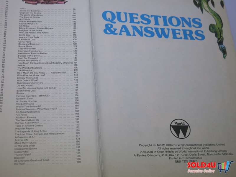 Questions & Answers - Hundreds of questions.. hundreds of answers, a whole world of knowledge