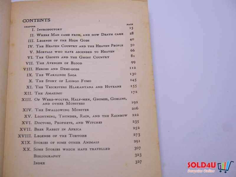 Africa Myths and Legends - Alice Werner