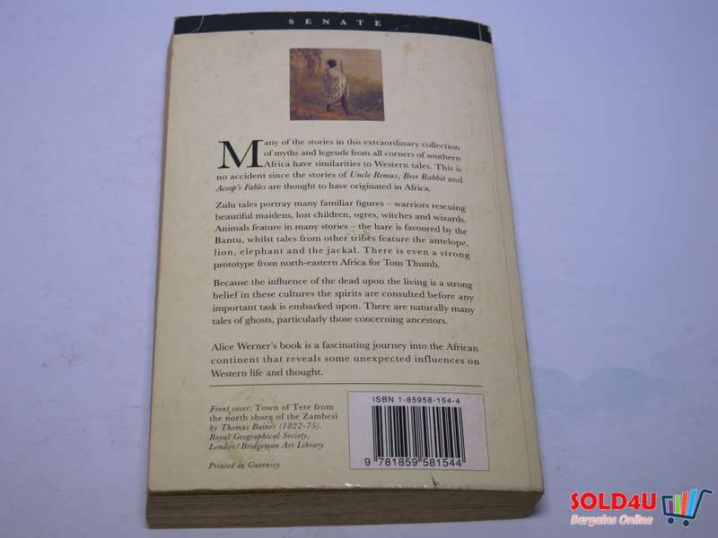 Africa Myths and Legends - Alice Werner