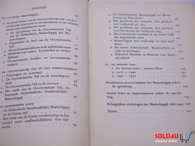 Van Oeconomische tak tot Nederlandsche Maatschappij voor Nijverheid en Handel, 1777-1952