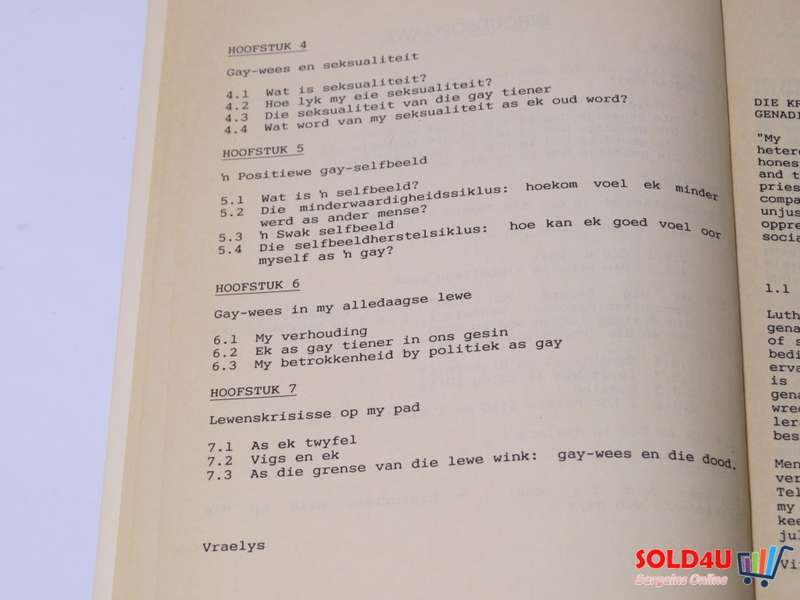 Om Gay Te Wees : Straf of Seen?. - Hendrik Pretorius