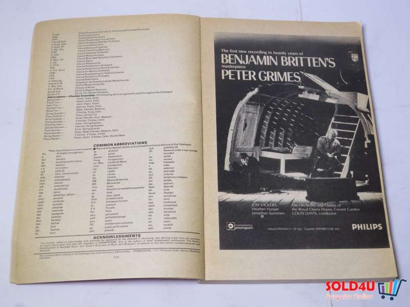Gramophone Classical Catalogue - Calum McDonald & Aaron Copland
