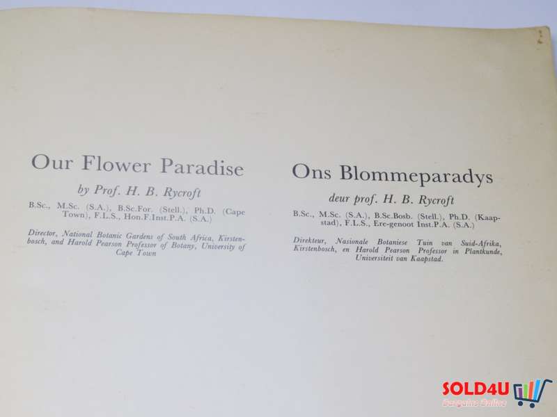 Our Flower Paradise - Ons Blommeparadys - H.B.Rycroft