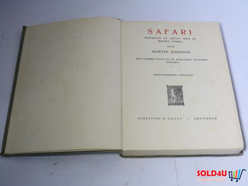 Safari - Film-Jacht Op Groot wild in Midden Afrika - Martin Johnson