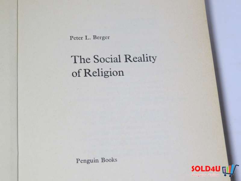 The Social Reality of Religion - Peter L.Berger