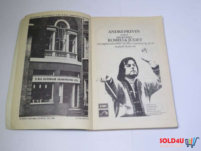 Gramophone September 1973  Classical Record Catalogue Stanley Day