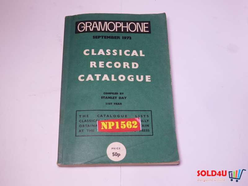 Gramophone September 1973  Classical Record Catalogue Stanley Day