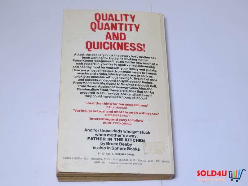 The Busy Mother`s Cookbook - Patsy Kumm