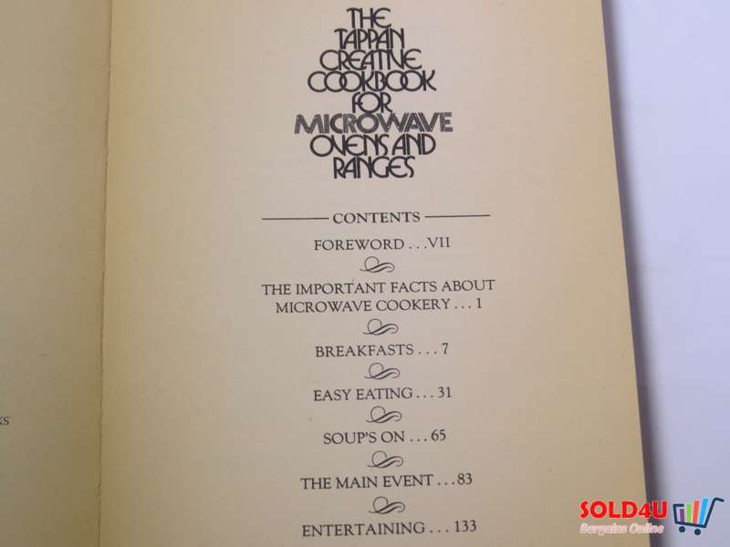 The Tappan  Creative Cookbook for Microwave Ovens and Ranges - Sylvia Schur