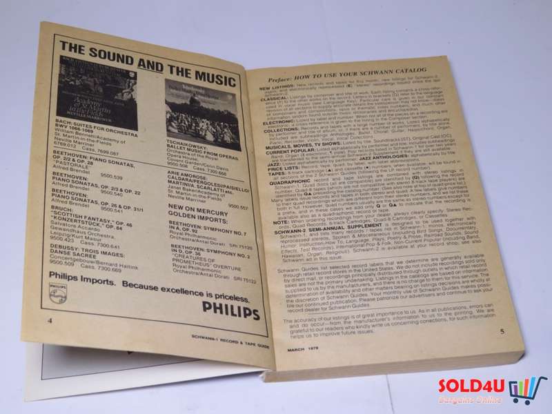 1979 Schwann-1 Record And Tape Guide