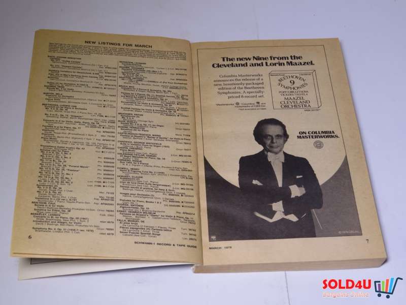 1979 Schwann-1 Record And Tape Guide