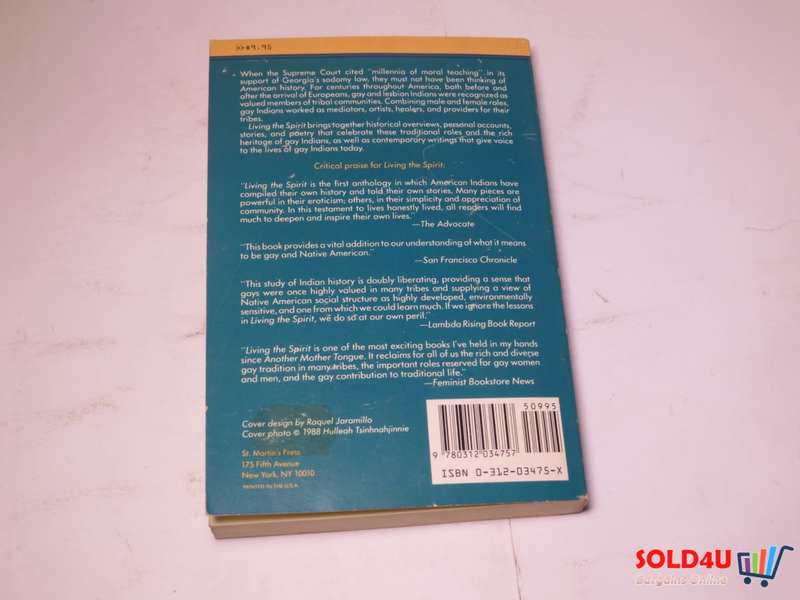 Living the Spirit - A Gay American Indian Anthology - Will Roscoe