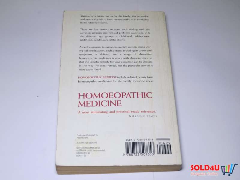 Homoeopathic Medicine - A doctor`s guide to remedies for common ailments - Dr Trevor Smith