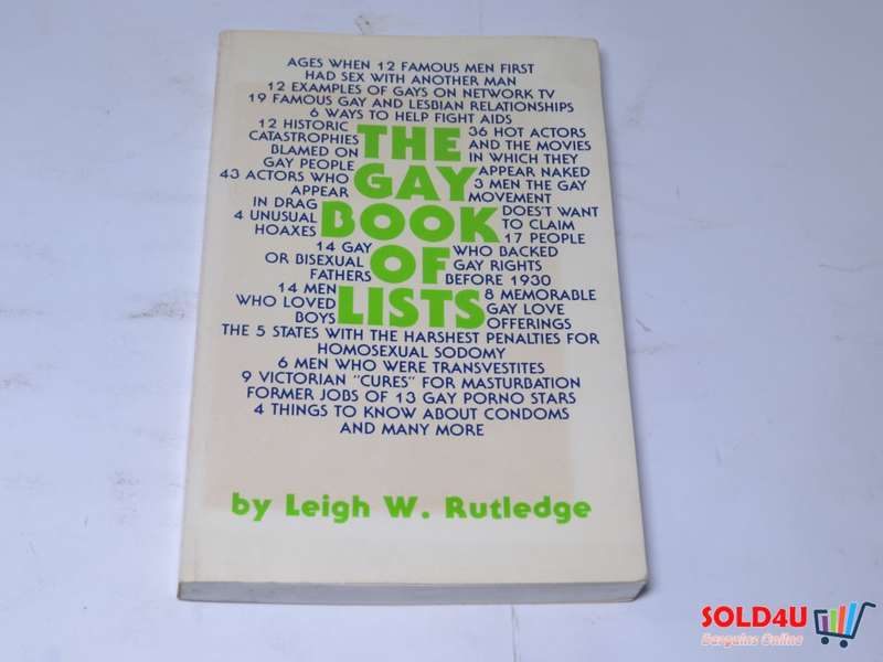 The Gay Book of Lists by Leigh W.Rutledge