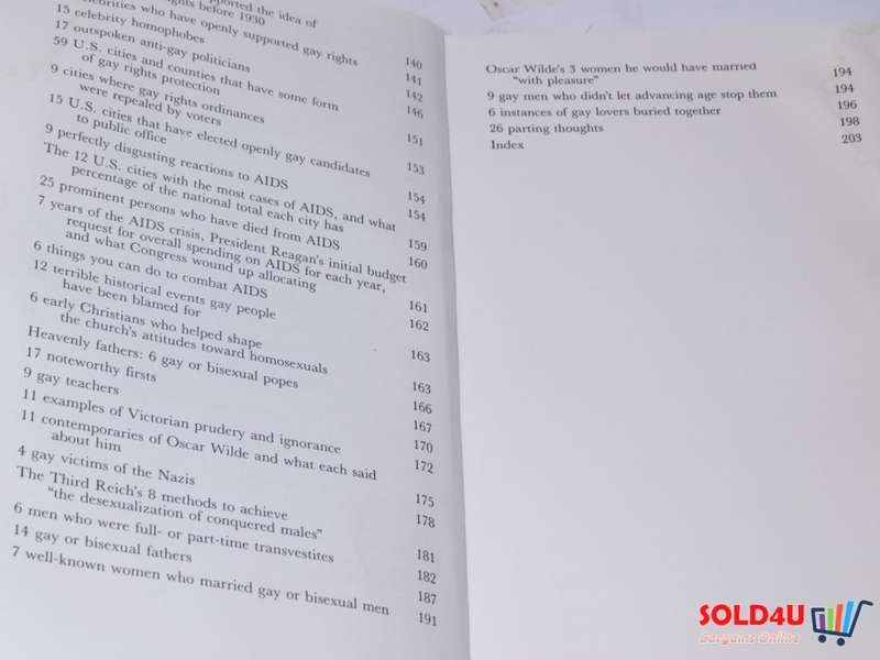 The Gay Book of Lists by Leigh W.Rutledge