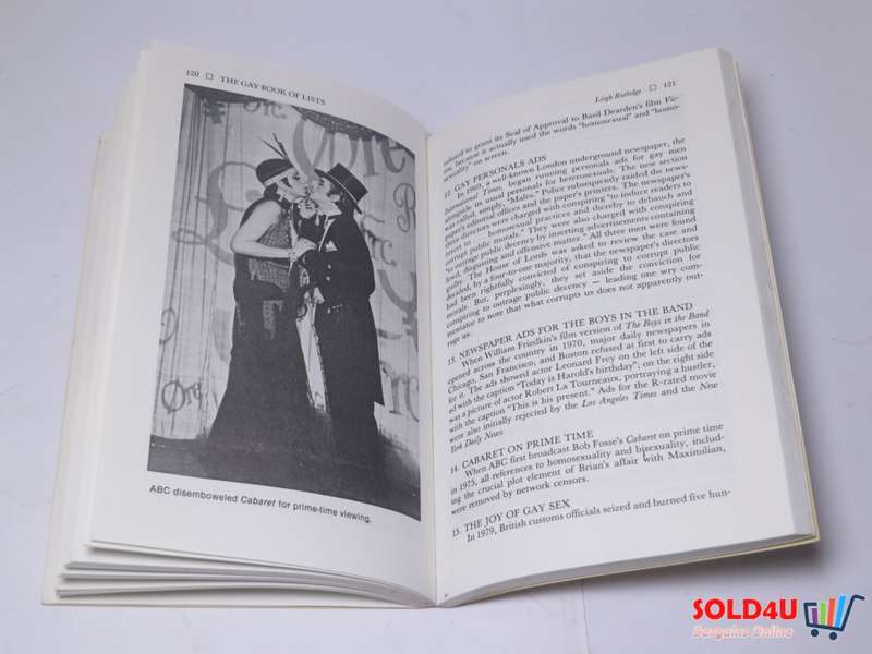 The Gay Book of Lists by Leigh W.Rutledge