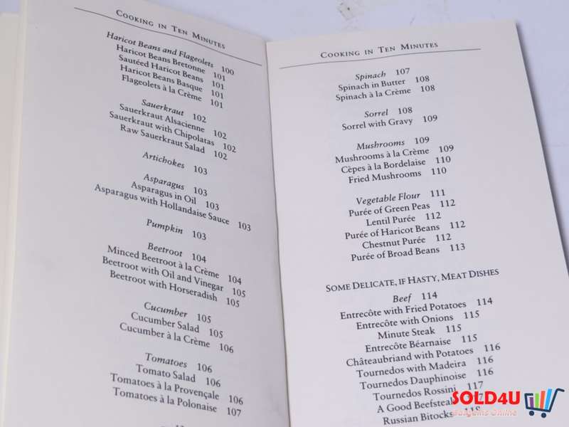 Cooking in Ten Minutes - Edouard De Pomiane