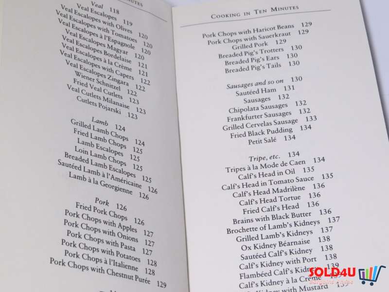 Cooking in Ten Minutes - Edouard De Pomiane