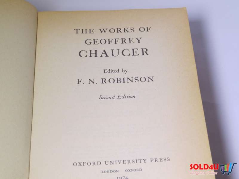 The Complete Works of Geoffrey Chaucer - F.N.Robinson