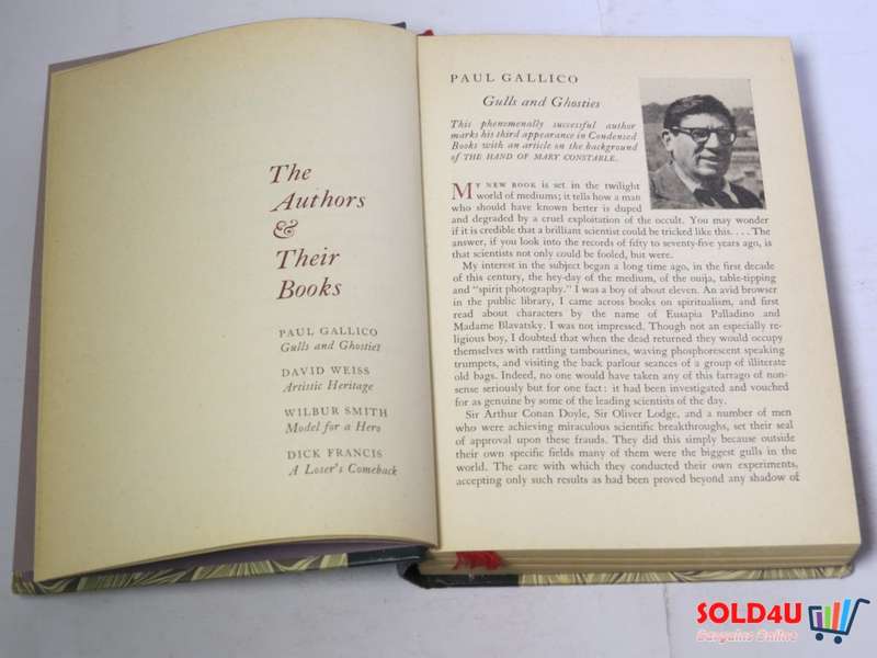 Reader`s Digest Condensed Books De Luxe Edition, The Hand of Mary Constable, Naked Came I, Gold Feve