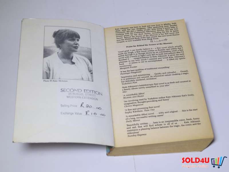 Behind the Scenes at the Museum - The Whitbread book of the year - Kate Atkinson