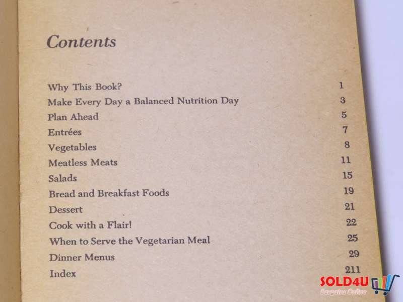 The Vegetable Protein and Vegetarian Cookbook - Jeanne Larson and Ruth Mclin