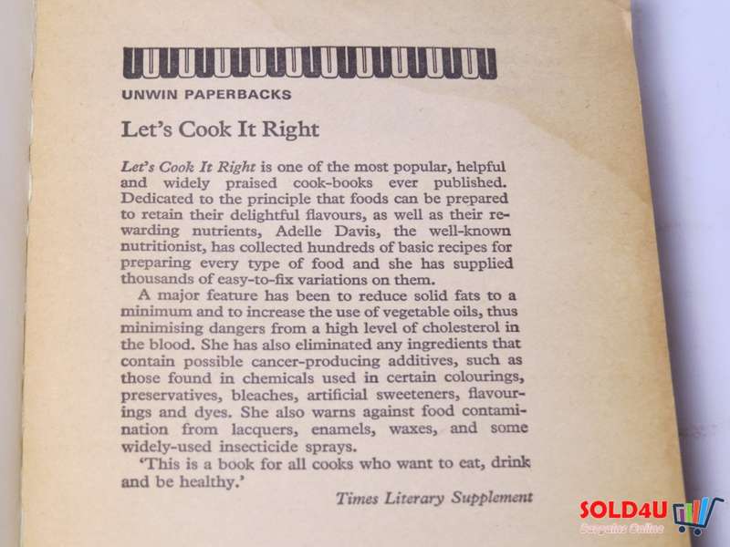 Let`s Cook it right - Adelle Davis