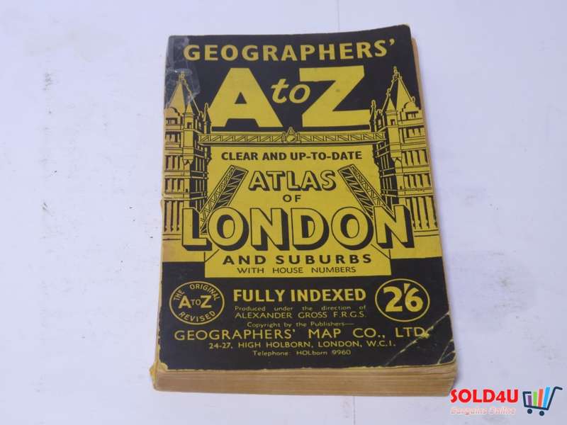 Geographer`s A to Z Clear and up to date - Atlas of London and Suburbs with house numbers